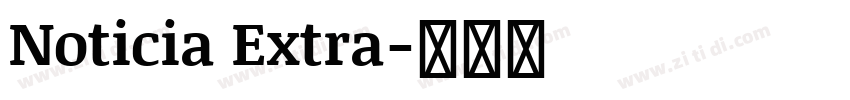 Noticia Extra字体转换